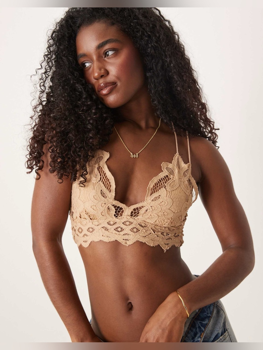 *NWT* FP One Adella Bralette in Light Sand